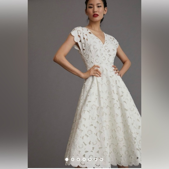 Hope for Flowers by Tracy Reese eyelet lace midi dress - Picture 4 of 8